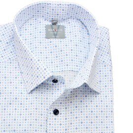 MARVELIS Hemd COMFORT FIT modischer statement Druck langarm