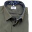 MARVELIS Hemd MODERN FIT uni langarm kontrast