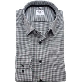 MARVELIS Hemd MODERN FIT Vichykaro langarm