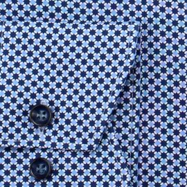 MARVELIS Hemd COMFORT FIT modischer statement Druck langarm