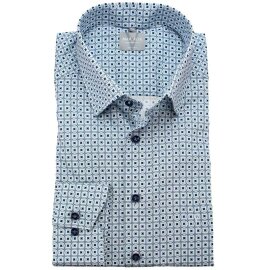 MARVELIS Hemd COMFORT FIT modischer statement Druck langarm