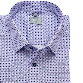 MARVELIS Hemd COMFORT FIT modischer statement Druck langarm