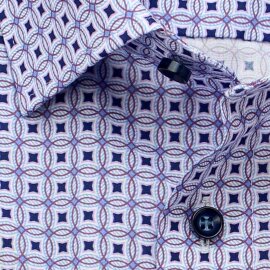 MARVELIS Hemd COMFORT FIT modischer statement Druck langarm