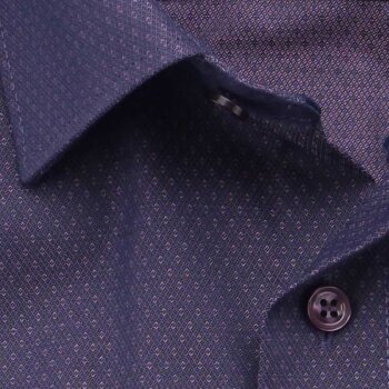MARVELIS Hemd COMFORT FIT Diamant Jacquard langarm