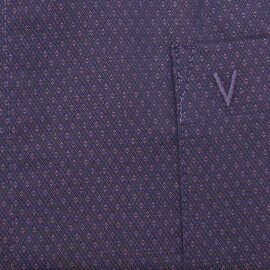 MARVELIS Hemd COMFORT FIT Diamant Jacquard langarm