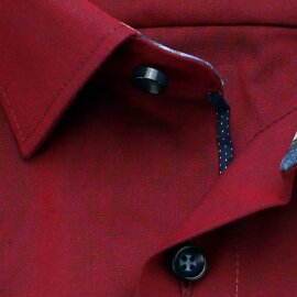 MARVELIS Hemd COMFORT FIT edel chambray langarm mit kontrast