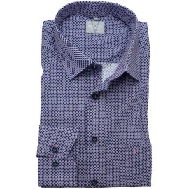 MARVELIS Hemd COMFORT FIT modischer statement Druck langarm