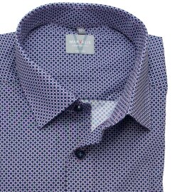MARVELIS Hemd COMFORT FIT modischer statement Druck langarm