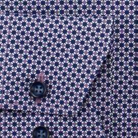 MARVELIS Hemd COMFORT FIT modischer statement Druck langarm