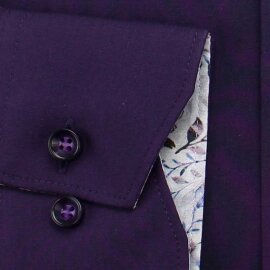 MARVELIS Hemd MODERN FIT edel chambray langarm mit kontrast
