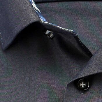 MARVELIS Hemd COMFORT FIT edel chambray langarm mit kontrast