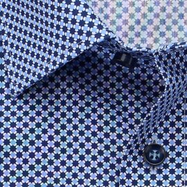 MARVELIS Hemd MODERN FIT modischer statement Druck langarm
