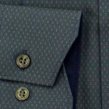 MARVELIS Hemd MODERN FIT diamant Jacquard structure langarm