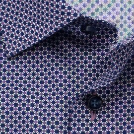 MARVELIS Hemd MODERN FIT modischer statement Druck langarm