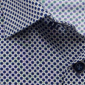 MARVELIS Hemd COMFORT FIT modischer statement Druck langarm