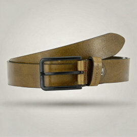 Pierre Cardin Ledergürtel 35mm, edle Dornschließe