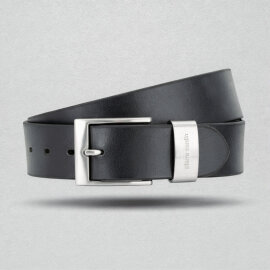 Pierre Cardin Ledergürtel 40mm, edle Dornschließe