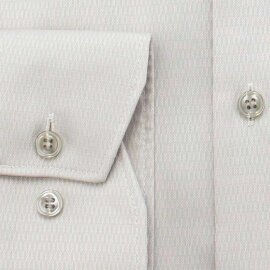 MARVELIS Hemd COMFORT FIT Diamant Jacquard 3D Structure langarm