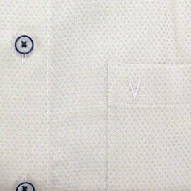 MARVELIS Hemd COMFORT FIT Diamant Jacquard 3D Structure langarm