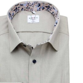 MARVELIS Hemd MODERN FIT Fil a Fil Langarm