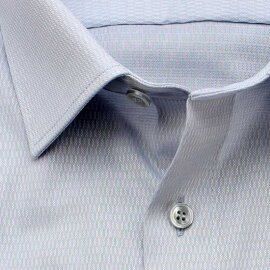 MARVELIS Hemd MODERN FIT diamant Jacquard structure langarm