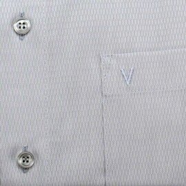 MARVELIS Hemd MODERN FIT diamant Jacquard structure langarm