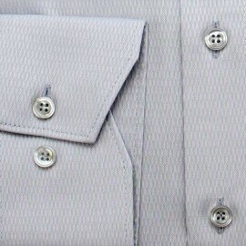 MARVELIS Hemd MODERN FIT diamant Jacquard structure langarm