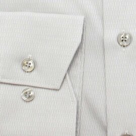 MARVELIS Hemd MODERN FIT diamant Jacquard structure langarm