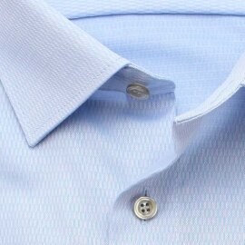 MARVELIS Hemd MODERN FIT diamant Jacquard structure langarm