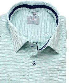 MARVELIS Hemd COMFORT FIT Diamant Jacquard 3D Structure langarm
