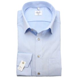 MARVELIS Hemd MODERN FIT Diamant Jacquard extra langer...