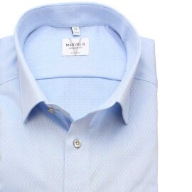 MARVELIS Hemd MODERN FIT Diamant Jacquard extra langer...
