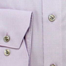 MARVELIS Hemd MODERN FIT diamant Jacquard structure langarm