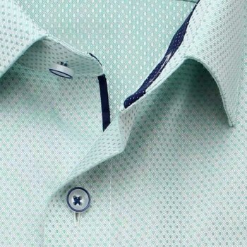 MARVELIS Hemd MODERN FIT diamant Jacquard structure langarm