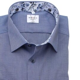 MARVELIS Hemd MODERN FIT Fil a Fil Langarm