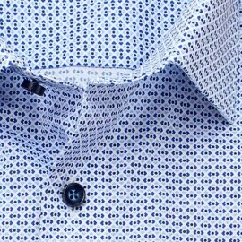 MARVELIS Hemd COMFORT FIT modischer statement Druck halbarm