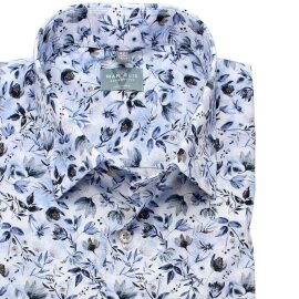 MARVELIS Hemd COMFORT FIT modischer statement Druck halbarm