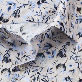 MARVELIS Men`s Shirt COMFORT FIT statement print short sleeve