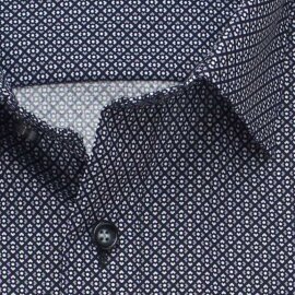 MARVELIS Hemd COMFORT FIT modischer statement Druck halbarm