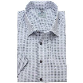 MARVELIS Hemd COMFORT FIT modischer statement Druck halbarm
