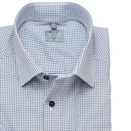 MARVELIS Hemd COMFORT FIT modischer statement Druck halbarm