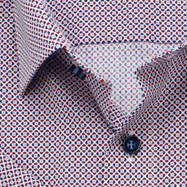 MARVELIS Men`s Shirt COMFORT FIT statement print short sleeve