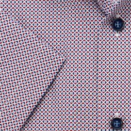 MARVELIS Men`s Shirt COMFORT FIT statement print short sleeve