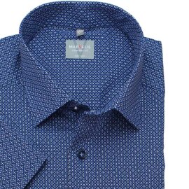MARVELIS Hemd COMFORT FIT modischer statement Druck halbarm