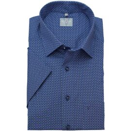 MARVELIS Hemd COMFORT FIT modischer statement Druck halbarm