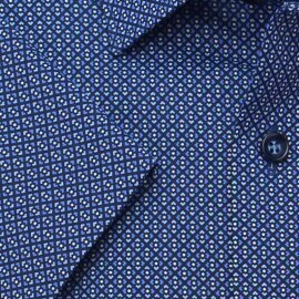 MARVELIS Hemd COMFORT FIT modischer statement Druck halbarm
