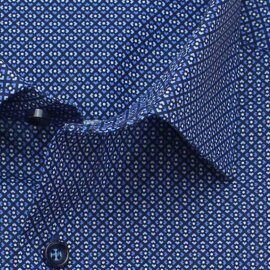 MARVELIS Hemd COMFORT FIT modischer statement Druck halbarm