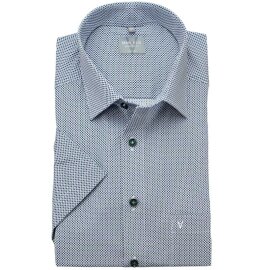 MARVELIS Men`s Shirt COMFORT FIT statement print short sleeve