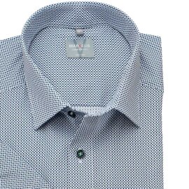 MARVELIS Men`s Shirt COMFORT FIT statement print short sleeve