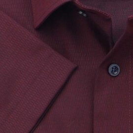 MARVELIS chemise pour homme COMFORT FIT jacquard à manches courtes